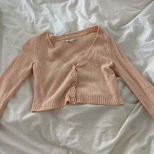 america eagle peachy/pink sweater